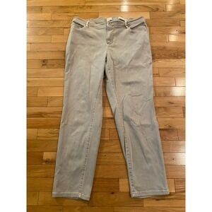 J.Jill Denim Authentic Fit Slim Ankle Pants Women's Size 16 Gray Jeans